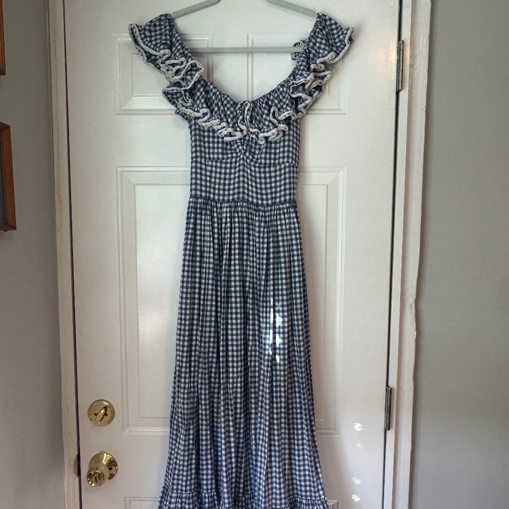 Doen Sora in Blue Gingham Size Small